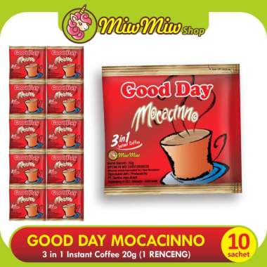 Promo Harga Good Day Coffee Freeze Mocafrio per 10 sachet 30 gr - Blibli