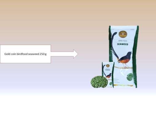 GOLD COIN SEAWEED Gold Coin Voer Hijau Rumput Laut Pakan Burung 450 g