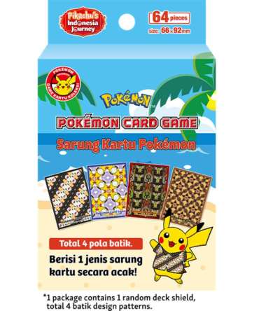 Pokemon TCG Card Sleeve 9433691 Sleeve Pikachu Batik