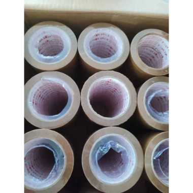 Lakban 100 Yard x 2" / 48 MM Bening Coklat, Harga Dus Cokelat