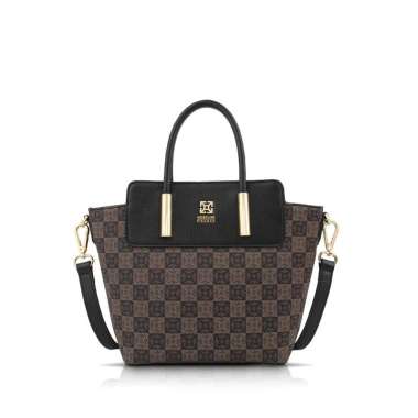 Gobelini Potenza Satchel Bag Gg-Brown/Black