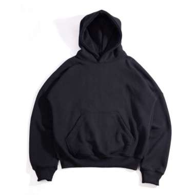 Oversized Hoodie Black 330 GSM L