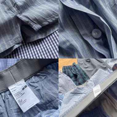 (harga 3pcs) uniqlo original celana dalam boxer cotton woven S