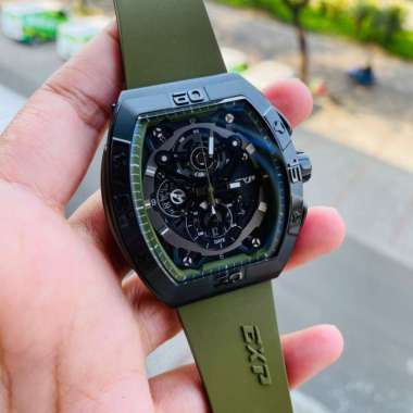 JAM TANGAN PRIA EXPEDITION E 6800 E6800 EXP 6800 BLACK GREEN ORIGINAL