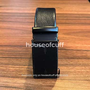 Houseofcuff ikat pinggang kulit rail hitam belt RL02
