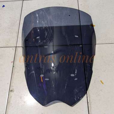 Windshield Nmax Turbo Neo S Techmax 2024 - Winsil Visor Free Baut+Spacer Tebal CYBORG Smoke 3mm