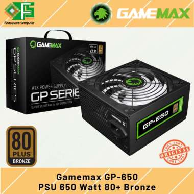 PSU Gamemax GP-650 650 Watt 80 Plus Bronze | Power Supply 650W