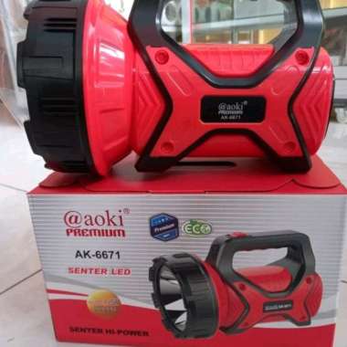 SENTER LED JUMBO AOKI AK-6671 15W 15WATT SUPER TERANG ORIGINAL
