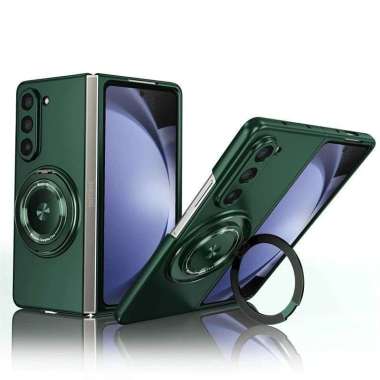 Premium Magsafe Case Samsung Z Fold 6 Ring Stand Holder Green