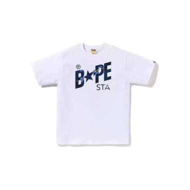 TSHIRT PRIA A BATHING APE COLORS BAPE STA LOGO TEE WHITE XXL