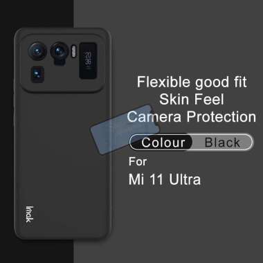 Original Imak Ultra thin Frosted Xiaomi Mi 11 Ultra Matte Soft Case Mi 11 Ultra Hitam