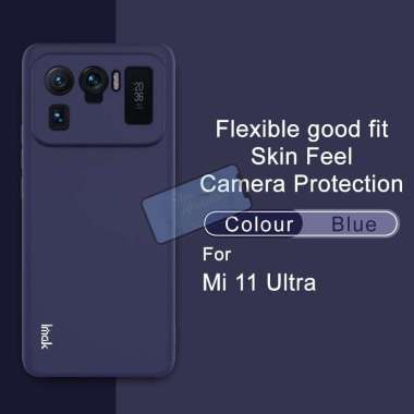 Original Imak Ultra thin Frosted Xiaomi Mi 11 Ultra Matte Soft Case Mi 11 Ultra Biru