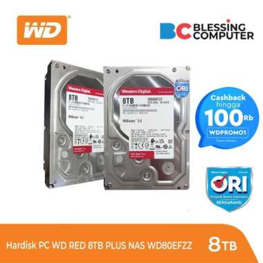 Hardisk PC WD RED 8TB PLUS NAS WD80EFZZ