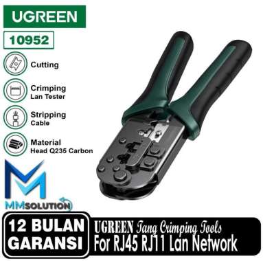 UGREEN Multifunctional Crimping Tool Alat Potong Kabel LAN Rj11 RJ45 10952