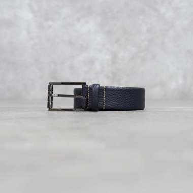 Ikat Pinggang HUGO BOSS SHINY BUCKLE NAVY BELT 100% ORIGINAL 100