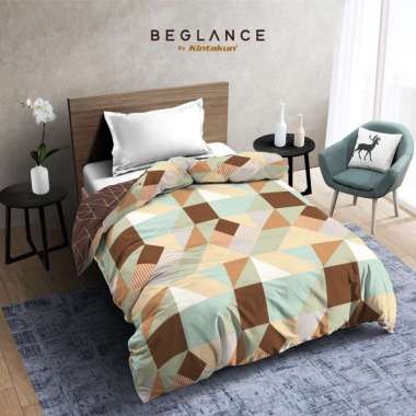 Bedcover Only / Comforter Print 160 x 240cm Beglance Microsuede Premium - Multivarian Sirius