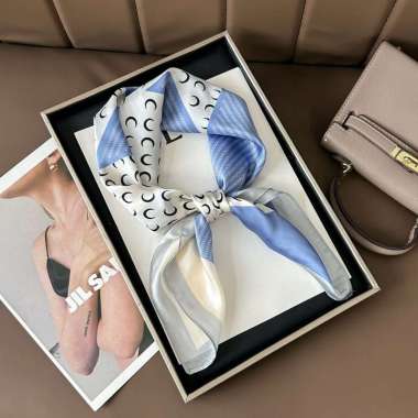 ADELINE 70x70cm Korean syal scarf leher scarf tas neck scarf 68