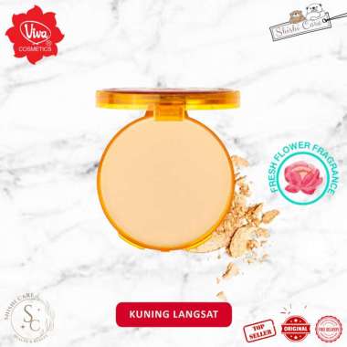 Viva Compact Powder 19gr | Bedak Padat Kuning Langsat