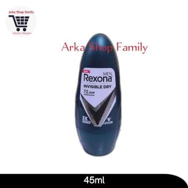 REXONA Men Deodorant Roll On Invisible Dry Black White 45ml