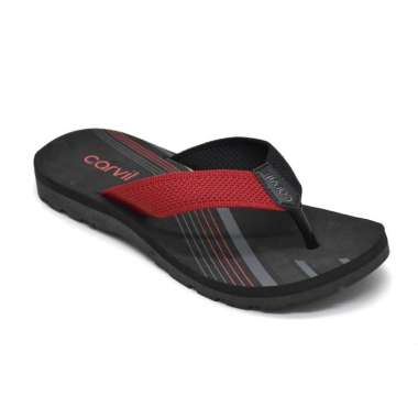 Carvil Sandal Pria Hamburg-M 40 Red/Black