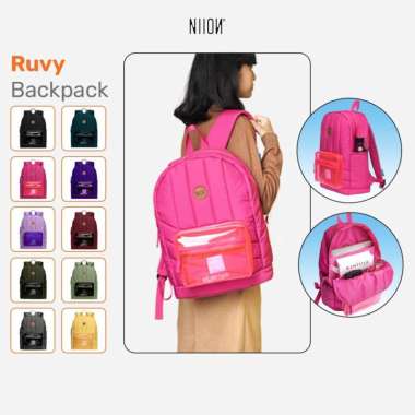 Niion Ruvy Backpack/Backpack Ransel SAGE