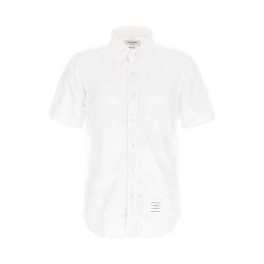 Thom Browne Oxford Short Sleeve Shirt White 3 White