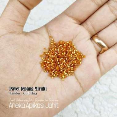 50 GRAM PAYET JEPANG MIYUKI BAMBU PASIR 2422 GOLD TUA 2422-PASIR