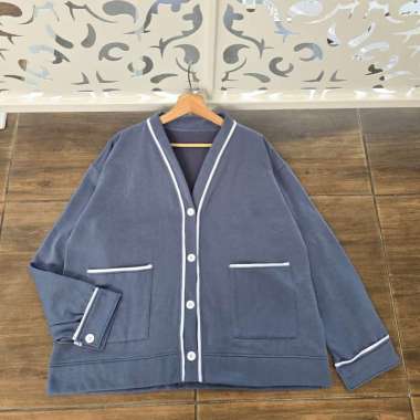 Kiukiu Alex Outer - Baju Outer Wanita - Outer Polos - Outer Simple - Outer Unisex Cewe Cowo - outer 