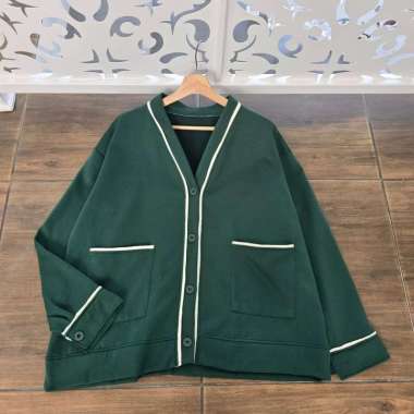 Kiukiu Alex Outer - Baju Outer Wanita - Outer Polos - Outer Simple - Outer Unisex Cewe Cowo - outer 