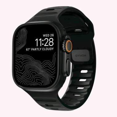 Strap Apple Watch Ultra 1 2 49mm 10 46mm 9 8 7 45mm 6 5 4 44mm Nomad Sport Waterproof Band Tali Jam 