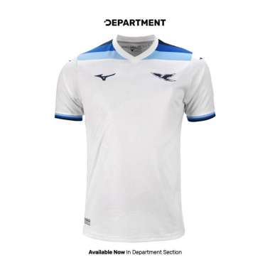 Jersey Bola Pria MIZUNO S.S LAZIO HOME 125TH ANNIVERSARY P2GABX7501 ORIGINAL M