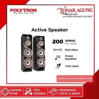 POLYTRON PAS 8BF28 AUDIO PREMIUM UNTUK RUMAH & STUDIO -