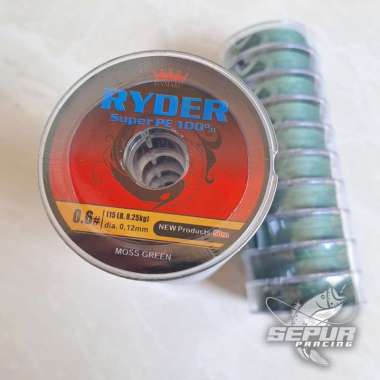 SENAR/BENANG Pancing PE Gamaru RYDER 50M Connecting PE 1.0 Moss Green