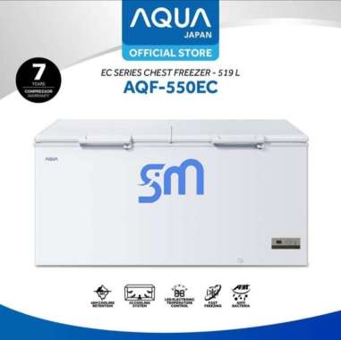 Chest Freezer AQUA AQF-550EC 519 Liter AQF550EC Freezer Box AQF 550 EC
