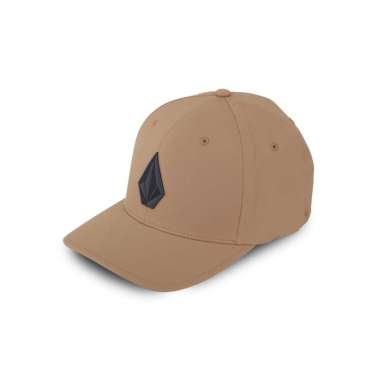 VOLCOM MCP STONE TECH FLEXFIT DELTA HAT DARK KHAKI S Dark Khaki