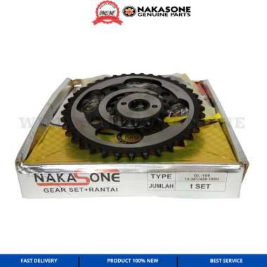 Gir set Gear set GL 100 15-38T/428H-100 NAKASONE Girset rante gl 100