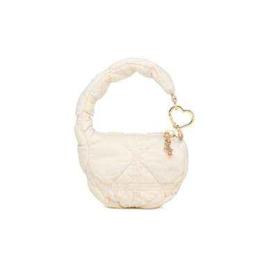 CARLYN Soft Teeny Bag Charm - Ivory - 100% Original Korea