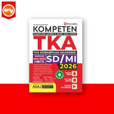 Buku TKA SD, SMP, SMA | Kompeten TKA Tes Kemampuan Akademik SD SMP SMA 2025/2026 - Pixelindo TKA SD