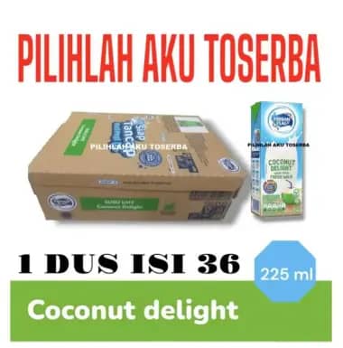 Promo Harga Frisian Flag Susu UHT Purefarm Coconut Delight 225 ml - Blibli