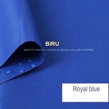 600D Kain Tahan Air Tahan Hujan Untuk Kanopi Tenda Tas Dinier Dinir Biru