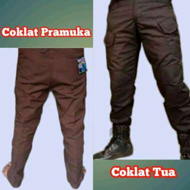 Tactical Blackhawk Celana panjang CARGO PRIA COKLAT cargo Army Cowok laki 26 Coklat Pramuka