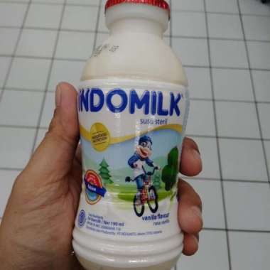 Promo Harga Indomilk Susu Cair Botol Vanila 190 ml - Blibli