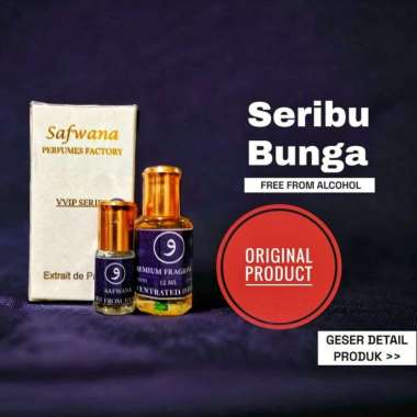 [BELI 1 GRATIS 1] Parfum Seribu Bunga Premium 12ml Bebas Alcohol Original Seribu Bunga