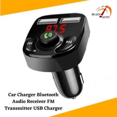 AUDIO BLUETOOTH FM TRANSMITTER AUDIO RECEIVER USB CAR CHARGER - SAESAW