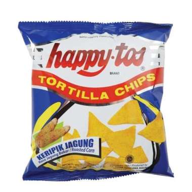 Happytos Tortilla Chips Roasted Corn 55gr