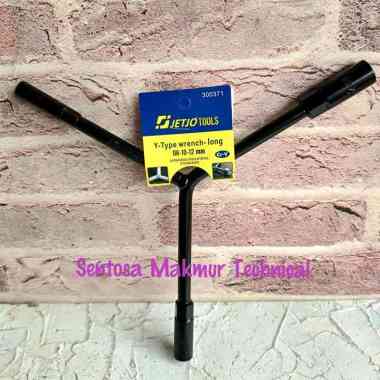 JETJO LAKONI Y 8 10 12 14 17 MM Kunci Sok Sock Soket Cabang 3 Tiga Long PANJANG 8x10x12