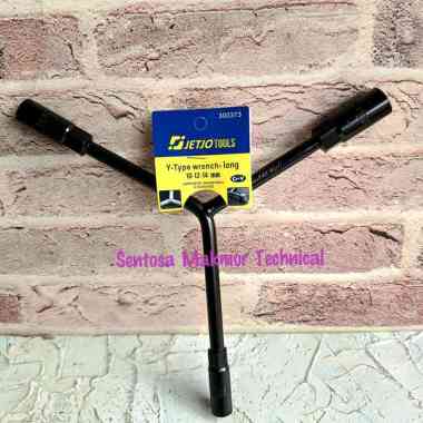 JETJO LAKONI Y 8 10 12 14 17 MM Kunci Sok Sock Soket Cabang 3 Tiga Long PANJANG 10x12x14
