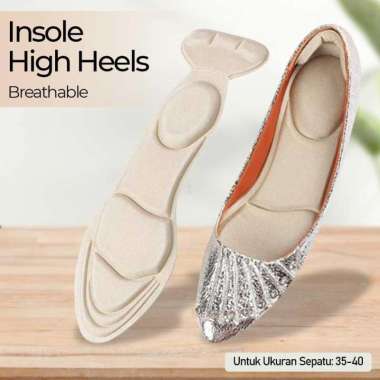 Insole Sepatu Alas Kaki Orthopedic High Heels Breathable 1 Pair 169D Sepatu Renda Transparan Wanita Pengganjal Ganjelan Kebesaran Ganjalan Aksesor IH