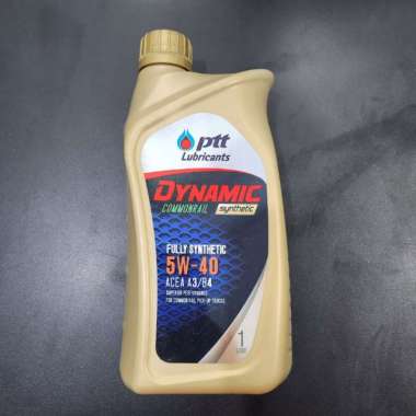 Oli Mobil Diesel PTT Lubricant Dynamic Commonrail Fully Synthetic 1 Liter 5W-40