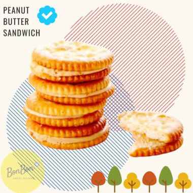 JULIES PEANUT BUTTER BISCUITS / BISKUIT SELAI KACANG 250 GR